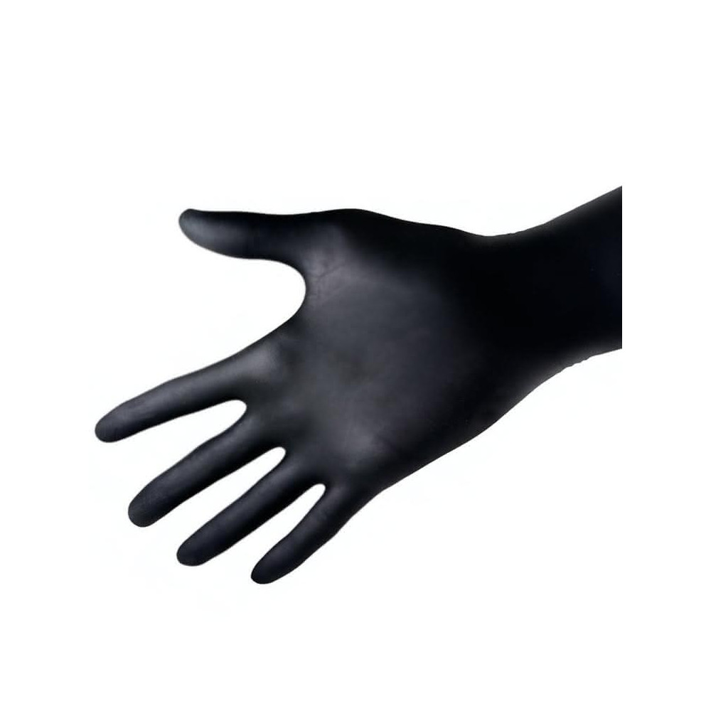 Rękawiczki jednorazowe lateksowe czarne rozmiar M