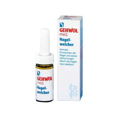 GEHWOL med Nagelweicher 15 ml płyn do zmiękczania paznokci i skórek , do wrastających paznokci