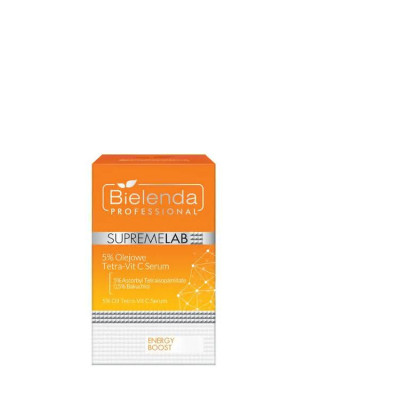 BIELENDA Supremelab Energy Boost 5% Olejowe Tetra-Vit C Serum 15 ml