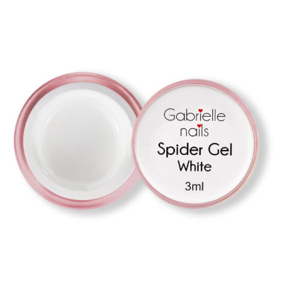 Żel LED/UV spider biały Gel White spider Gabrielle Nails