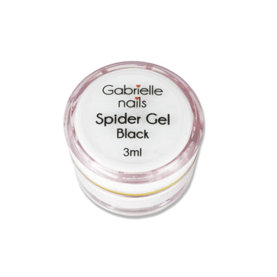 Żel LED/UV spider czarny Spider Gel Black Gabrielle Nails