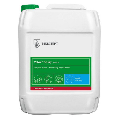 MEDISEPT Velox Spray Neutral 5L - płyn do dezynfekcji powierzchni