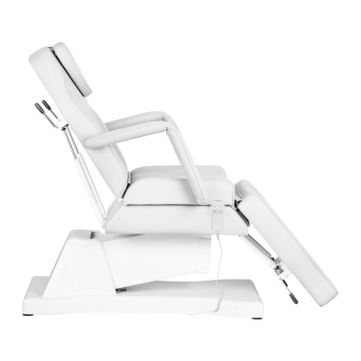 Fotel kosmetyczny elektryczny Soft 1 siln. biały