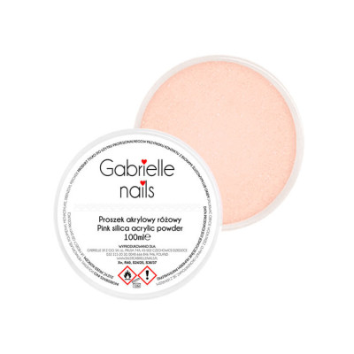 Proszek akrylowy różowy Gabrielle Nails 100ml