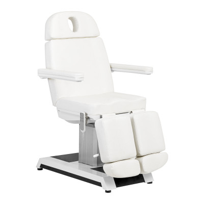 Fotel kosmetyczny Expert podo W-16C 3 silniki biały