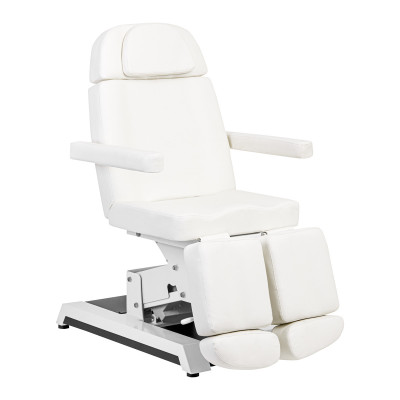 Fotel kosmetyczny Expert podo W-12C 3 silniki biały