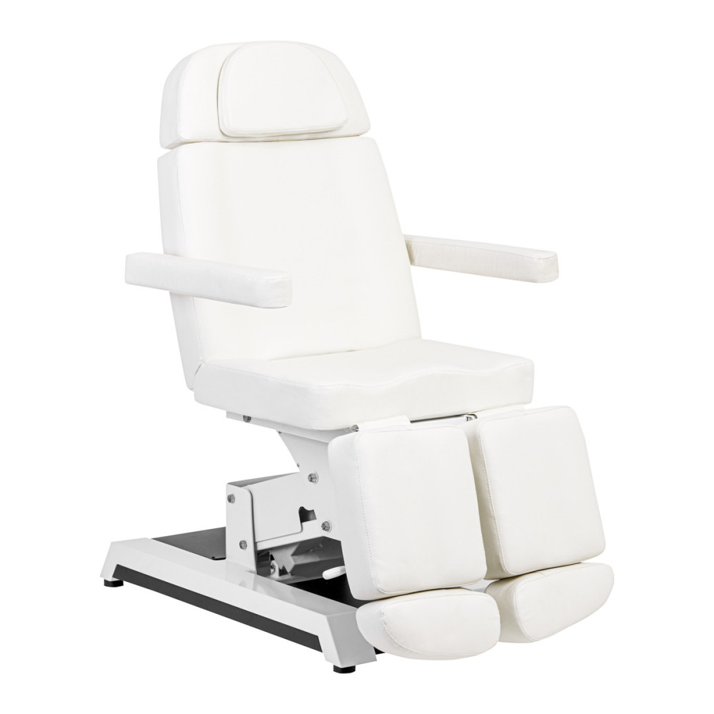 Fotel kosmetyczny Expert podo W-12C 3 silniki biały