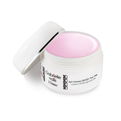 Żel LED i UV Gabrielle Jednofazowy Pink Milk 15ml