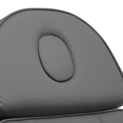 Fotel kosmetyczny elektryczny SILLON Lux 3 silniki szary, szara podstawa